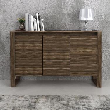 Imagem de Balcão para Escritório com 03 Portas ME4147 Nogal Tecnomobili