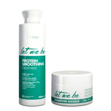 Imagem de Progressiva Passo Único 500ml + Máscara Bio Restore 250g - Let Me Be
