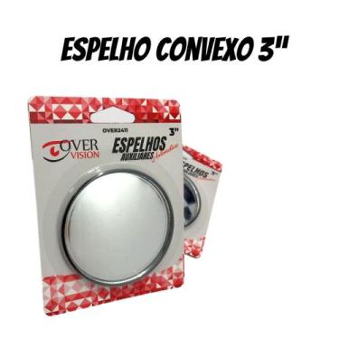 Imagem de Par Espelhos Retrovisor Auxiliar -  Convexo Externo Caminhão, Ônibus, 