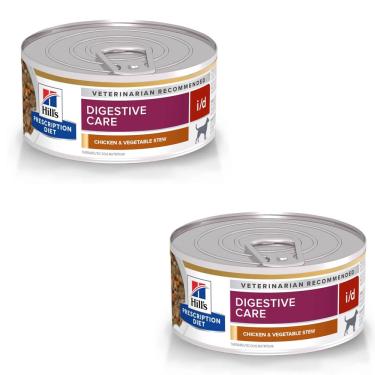 Imagem de Kit 2 Ração Úmida Hills Prescription Diet para Cães i/d 156g