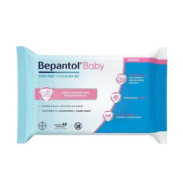 Imagem de Lenço umedecido bepantol baby com 48 unidades