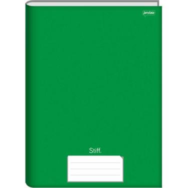 Imagem de Jandaia Caderno Universitário Brochura Verde Capa Dura 96 Folhas Stiff