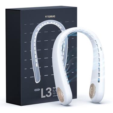 Imagem de Ventilador de pescoço portátil torras Coolify Recarregável de 3 Velocidades