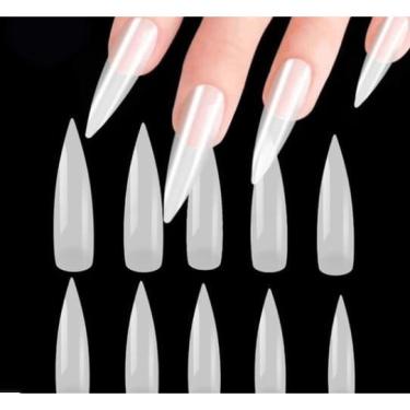 Imagem de Pacote de unhas postiça estileto 10 unhas