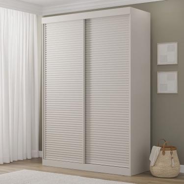 Imagem de Guarda-Roupa Samambaia 2 Portas Ripado CabeCasa MadeiraMadeira