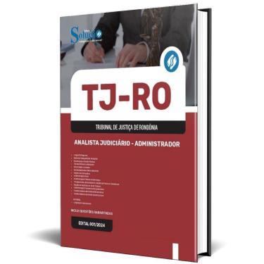 Imagem de Apostila Tj Ro 2024 - Analista Judiciário - Administrador