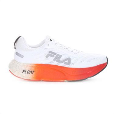 Imagem de Tênis Fila Float Maxxi 2 Branco Laranja e Vermelho - Masculino, 38, Br