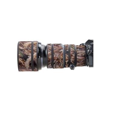 Imagem de Capa de lente para Canon RF 24-70 mm F/2,8 L é USM Camouflage Camera Lens Protection Sleeve (Cor: #Camuflagem Grama Seca - Impermeável) Capa de Chuva