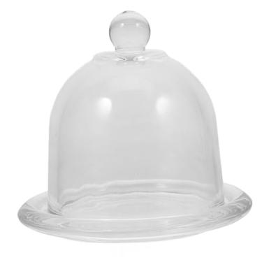 Imagem de CATIEBYE 1Conjunto Sobremesas Com Tampa Expositor Para Bolos e Doces Para Festas e Da Tarde Pequeno