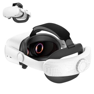 Imagem de VZNEK Comfort Head Strap for Meta Quest 2,Elite Strap Replacement with Enhanced Comfort Support, VR Gaming Immersion Accessories (for Quest 2)
