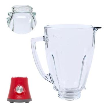 Imagem de Jarra de Vidro para Liquidificador Oster  Modelo Original A160 com Aba