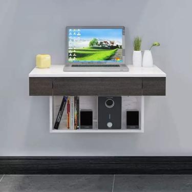 Imagem de Mesa de computador, armário de TV, prateleira flutuante, prateleira de parede, quarto, sala de estar, escritório, mesa de estudo, mesa de leitura, suporte de TV, prateleira multimídia, prateleira