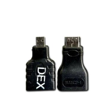Imagem de Kit Adaptador Mini Hdmi + Micro Hdmi Macho x HDMI Fêmea