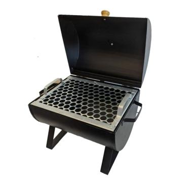 Imagem de Churrasqueira A Bafo Em Chapa Com Grelha 40X33X30Cm