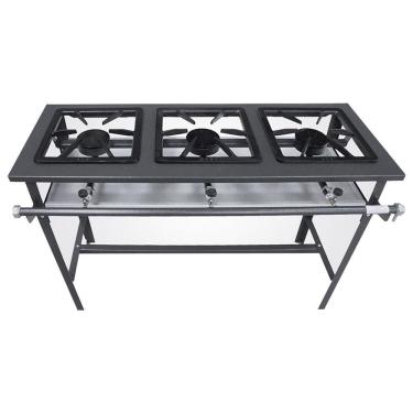 Imagem de Fogão 3 Bocas Metal Brey Gás Alta Pressão 003