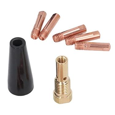 Imagem de Equipamento de Bico de Cobre de Soldagem Sem Gás MIG Sem Gás