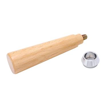 Imagem de M10 Mança de Filtro de café Madeira, Garra da Máquina café Faia, Alça Confortável Com Base Plana para Uso Doméstico