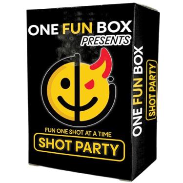 Imagem de One Fun Box Shot Party - The Ultimate Drinking Game for Parties, College Nights, Birthdays & More - Card Game for Shots, Gifts & Celebration