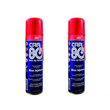 Imagem de Kit Car80 2 Desengraxante Spray Alto Poder De Limpeza 300ml - ORBI QUI