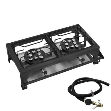 Imagem de Fogão Industrial 2 Bocas Grande Alta Pressão Mesa Bancada