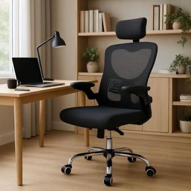 Imagem de Cadeira De Escritório Presidente Giratória Ergonômica 130kg - Acadeira