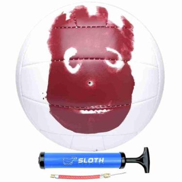 Imagem de Bola de Vôlei Wilson Cast Away + Bomba de Ar, Branco