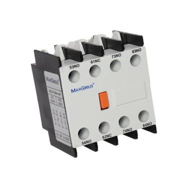 Imagem de Bloco de Contato Auxiliar Frontal para Contator 3NA+1NF - MarGirius