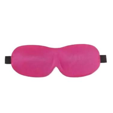 Imagem de Mascara de Dormir，MáScaras Oculares para Dormir Masculinas e Femininas, MáScaras Oculares de AlgodãO, ProteçãO Ocular(Pink + PROTETOR AURICULAR,2 UNI)