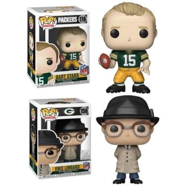 Imagem de Funko Bart Starr/Vince Lombardi Green Bay Packers NFL Pop! Combo (2)