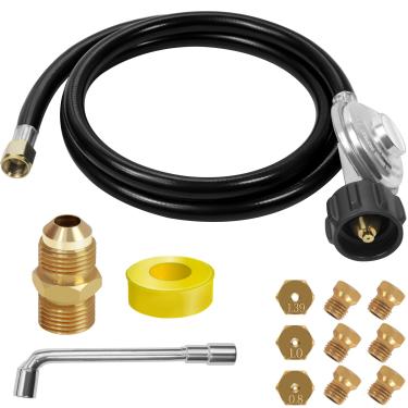 Imagem de Dingbaayee Kit De Conversão De Gás Natural Para Propano Para Weber Genesis Ou Genesis Ii Grill, Weber Spirit Ii 310/315, De Ng Para Lp Gas Kit De Conversão Inclui Mangueira Reguladora De Propano De