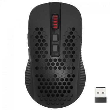 Imagem de Mouse Gamer Redragon Hana, Wireless, Bluetooth, 7200 DPI, Sensor PAW 3104, 7 Botões, Preto