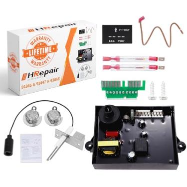 Imagem de HRepair Peças de reposição para aquecedor de água RV serve para placa de circuito de aquecedor de água Atwoodb & Dometic 91365 RV, kit de termostato de corte térmico 91447, eletrodo de ignição de