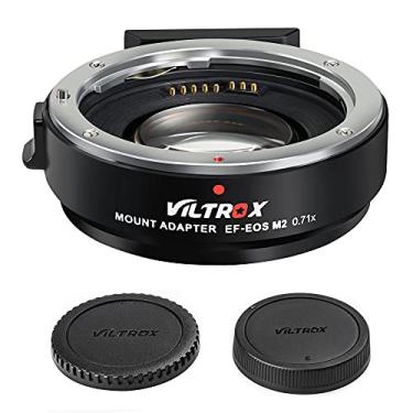 Imagem de VILTROX Adaptador de lente de foco automático EF-EOS M2 0,71x Redutor de Velocidade Booster para Canon EF Mount Lens para Canon EF-M Mount Mirrorless Camera EOS M M2 M3 M5 M6 M10 M50 M100