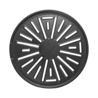 Imagem de Ｂｅｓｇａ Grelha para churrasco, revestimento para grelha, chapa antiaderente para cozinhar carne, bife, frigideira redonda, chapa para assar, para churrasco, Flor Grande