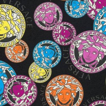 Imagem de Papel De Parede Versace V Moderno Colorido 386104