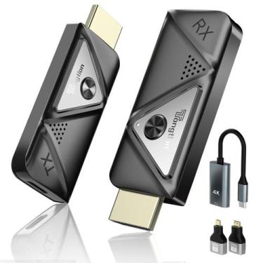 Imagem de Transmissor e receptor HDMI sem fio 4K Decode 1080P - Tongtion