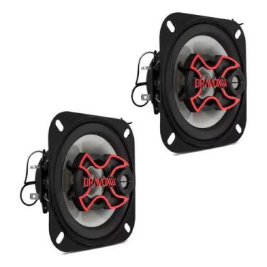 Imagem de Par de Alto Falante 4 Polegadas Triaxial 80W RMS Linha X - Bravox B3X4