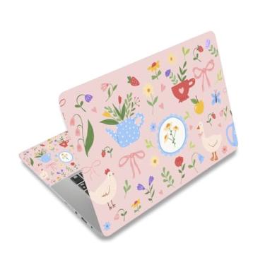 Imagem de 12,1 13 13,3 14 15,4 15,6 polegadas Laptop Skin Decalque Universal Vinil Netbook Adesivo reutilizável Notebook PC Arte Decalque Capa protetora, à prova d'água e resistente a arranhões (flores, plantas