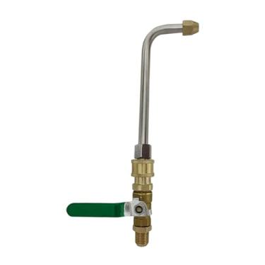 Imagem de Gralara Adaptador de mangueira para haste de lavadora de alta pressão, acessórios para lavagem de carros em casa e no quintal, 23.5 Cm 30 Graus M22