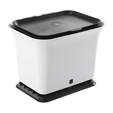 Imagem de Coletor de composto de bancada sem odor Full Circle, Ar fresco, Black & White, Fresh Air, 1