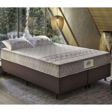 Imagem de Cama Box Conjugado Queen com Colchão (158x59x198) Macau Gazin CR35361