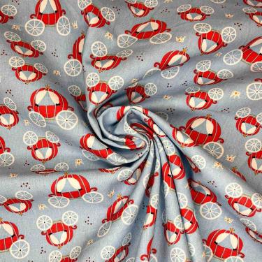 Imagem de Tecido Tricoline Estampado 100% Algodão - 3 Metros - Escolha