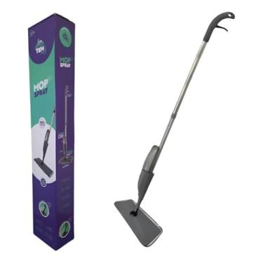 Imagem de Mop Spray com Reservatório – Limpeza Rápida, Cabo Longo e Refil de Microfibra Lavável para Pisos Frios, Laminados e Madeira