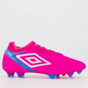 Imagem de Chuteira Umbro Adamant Top Speed Premier Campo Rosa, 43
