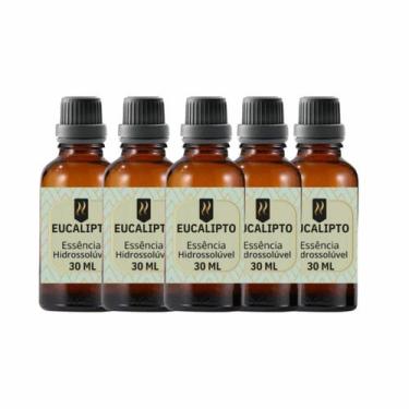 Imagem de Super Kit 5 Essências A Base Água Hidrossolúvel 30ml Difusor - Nattuar