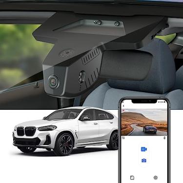 Imagem de Fitcamx Câmera frontal 4K + traseira 1080P adequada para BMW X4 M40i Xdrive30i 2019-2025 G02 (HD2-7108), visual OEM, vídeo HD duplo, conexão WiFi e aplicativo, gravação em loop, sensor G, fácil de