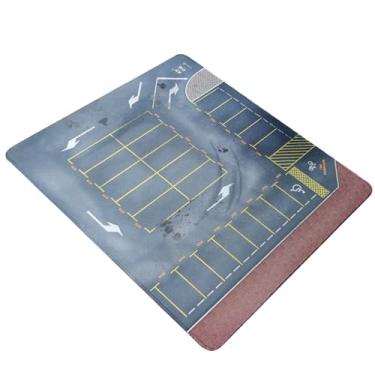 Imagem de MOOKEENONE 50 * 40 cm mouse pad de estacionamento exibição usando modelo de cenário de tapete de carro com tapete de tiro de estacionamento mesa de mouse pad