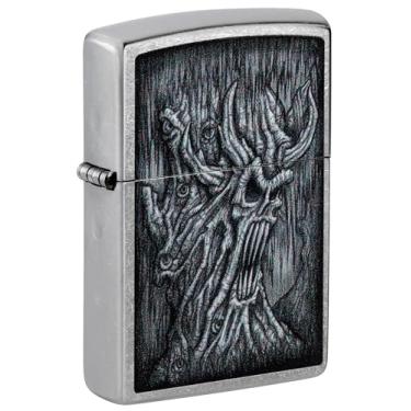 Imagem de Zippo Isqueiro de bolso cromado de rua Evil Tree Design