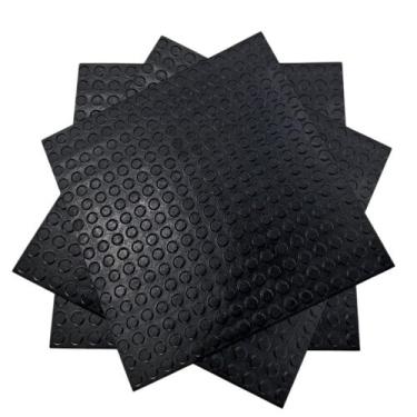 Imagem de Piso Moeda Emborrachado 0,50x0,50m Ambientes Externos E Internos 5 Uni