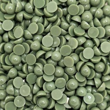Imagem de Colagem Meia Pérola Plástico Verde  Escuro 5mm 100pçs 6g - Macall